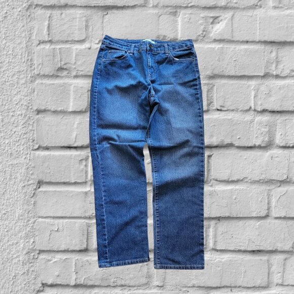 Bandolino Blue Denim Casual Jeans in Regular Fit in Size 12 - Picture 1 of 3